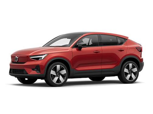Fusion Red Metallic 2023 Volvo C40 Recharge Pure Electric Twin Ultimate