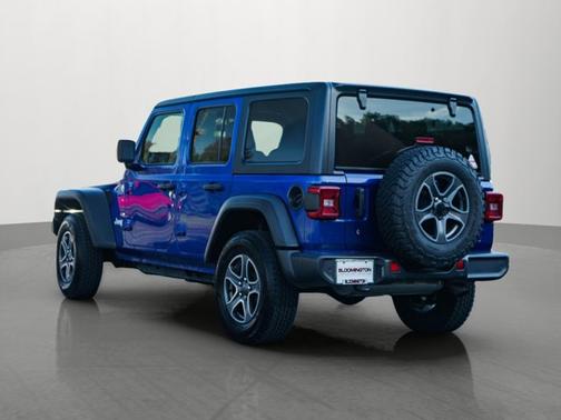 Ocean Blue Metallic Clearcoat 2019 Jeep Wrangler Sport S
