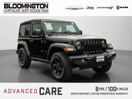 Black Clearcoat 2022 Jeep Wrangler Willys
