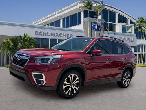 Crimson Red Pearl 2021 Subaru Forester Limited