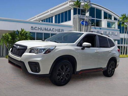 Crystal White Pearl 2019 Subaru Forester Sport