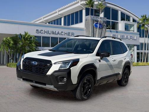 Crystal White Pearl 2023 Subaru Forester Wilderness