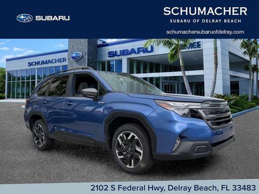 Daybreak Blue Pearl 2026 Subaru Forester Hybrid Premium