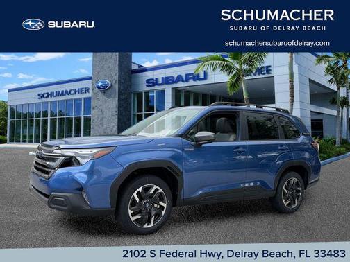 Daybreak Blue Pearl 2026 Subaru Forester Hybrid Premium