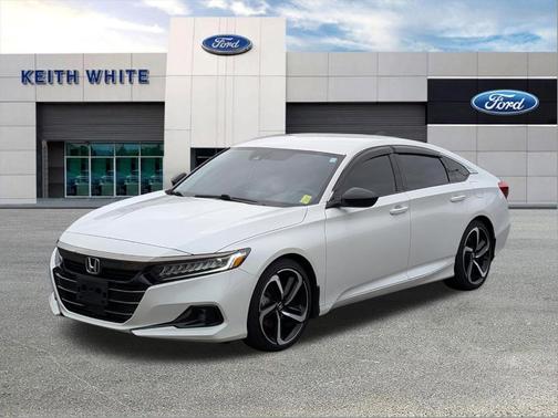 Platinum White 2022 Honda Accord Sport SE