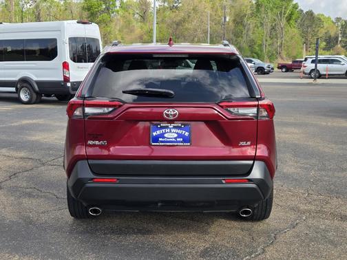 Red 2019 Toyota RAV4 XLE Premium