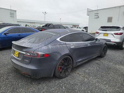 Gray 2018 Tesla Model S P100D