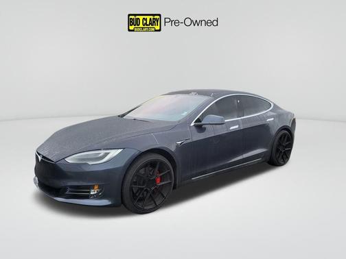 Gray 2018 Tesla Model S P100D
