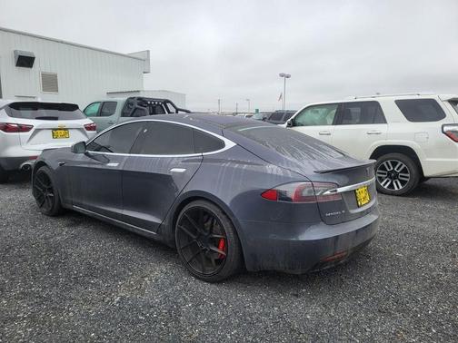 Gray 2018 Tesla Model S P100D