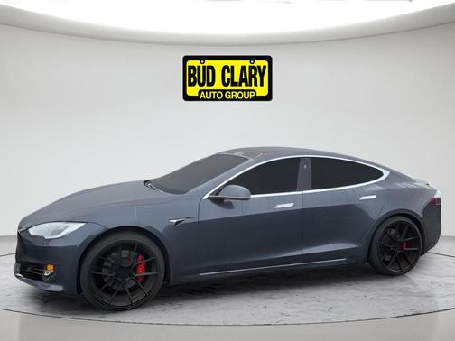 Gray 2018 Tesla Model S P100D