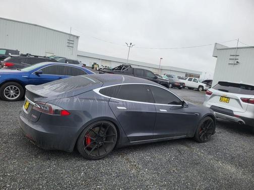 Gray 2018 Tesla Model S P100D