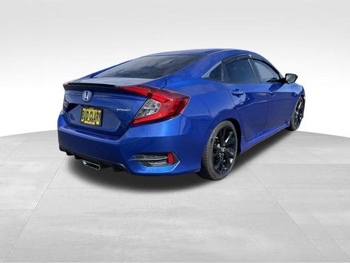 Blue 2020 Honda Civic Sport