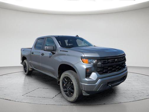 Gray 2023 Chevrolet Silverado 1500 Custom