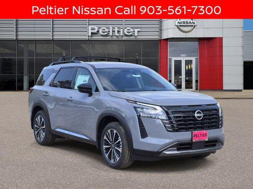 Boulder Gray Pearl 2026 Nissan Pathfinder Platinum