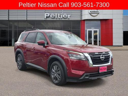 Scarlet Ember 2024 Nissan Pathfinder SV FWD