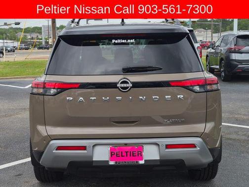 Baja Storm/Super Black Roof 2024 Nissan Pathfinder Platinum FWD