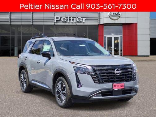 Boulder Gray Pearl 2026 Nissan Pathfinder Platinum