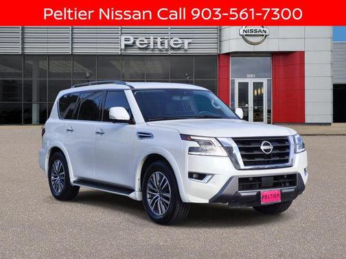 Aspen White Tricoat 2023 Nissan Armada SL 4WD