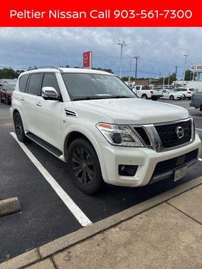 Pearl White Tricoat 2019 Nissan Armada Platinum