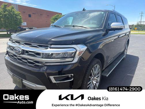 AGATE BLACK METALLIC 2022 Ford Expedition Max Platinum