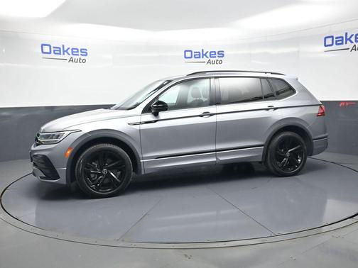 Silver Metallic 2023 Volkswagen Tiguan 2.0T SE R-Line Black