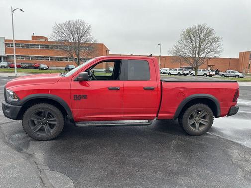 Flame Red Clearcoat 2021 RAM 1500 Classic Warlock Quad Cab 4x4 6'4' Box
