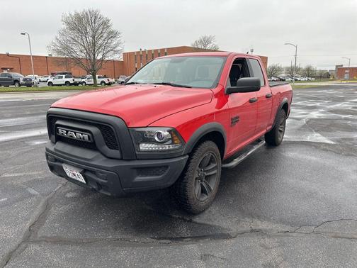 Flame Red Clearcoat 2021 RAM 1500 Classic Warlock Quad Cab 4x4 6'4' Box