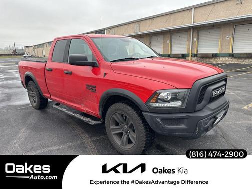 Flame Red Clearcoat 2021 RAM 1500 Classic Warlock Quad Cab 4x4 6'4' Box