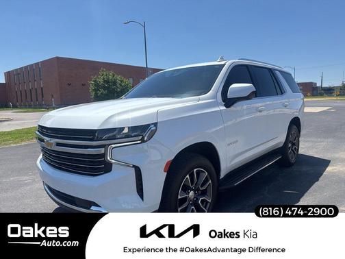 Summit White 2021 Chevrolet Tahoe LT
