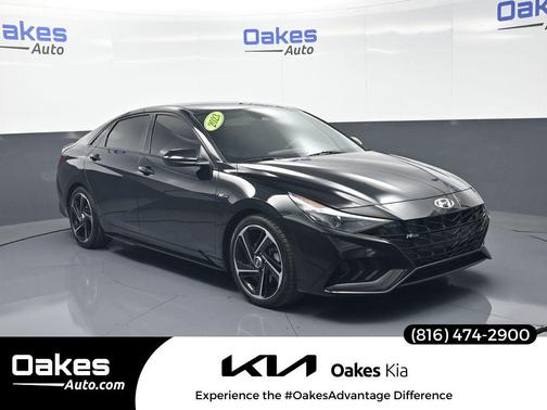 Phantom Black 2023 Hyundai ELANTRA N Line