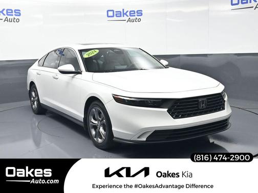 Platinum White Pearl 2024 Honda Accord EX