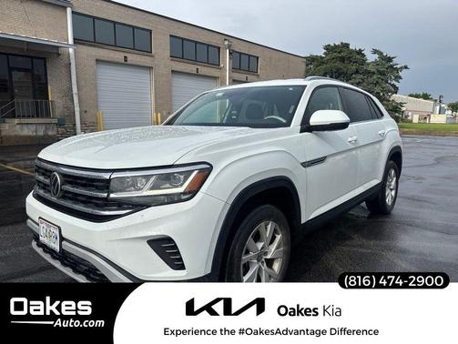 Pure White 2020 Volkswagen Atlas Cross Sport 2.0T S