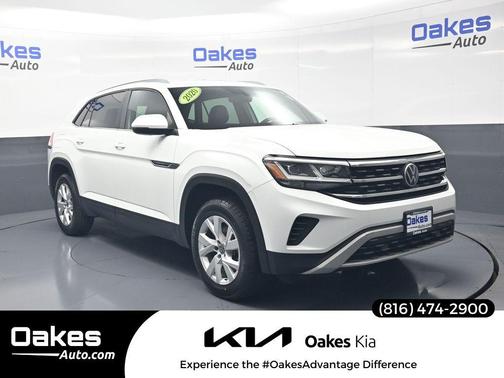 Pure White 2020 Volkswagen Atlas Cross Sport 2.0T S