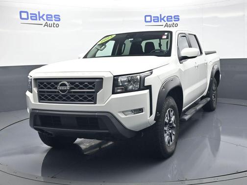 Glacier White 2023 Nissan Frontier SV