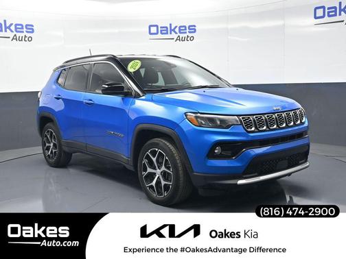 Hydro Blue Pearlcoat 2024 Jeep Compass Limited