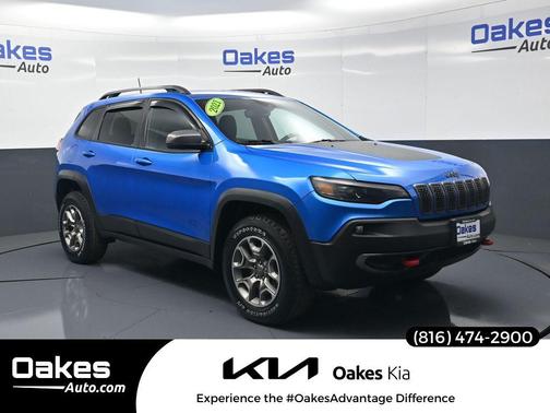 Hydro Blue Pearlcoat 2021 Jeep Cherokee Trailhawk