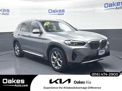 Skyscraper Grey Metallic 2024 BMW X3 xDrive30i
