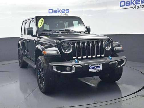 Black Clearcoat 2023 Jeep Wrangler 4xe Sahara