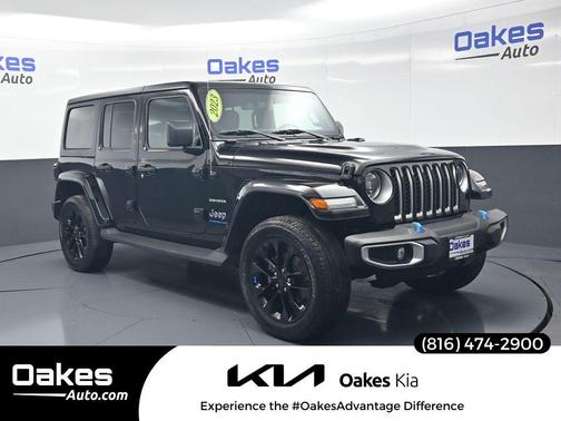 Black Clearcoat 2023 Jeep Wrangler 4xe Sahara