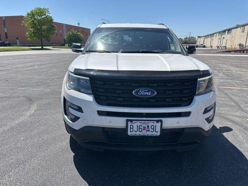 WHITE PLATINUM MET TRI-COAT 2017 Ford Explorer sport