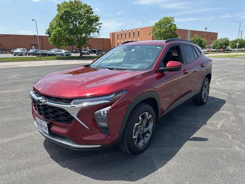 Crimson Metallic 2025 Chevrolet Trax LT