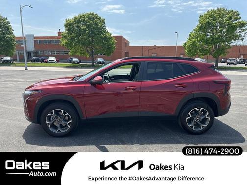 Crimson Metallic 2025 Chevrolet Trax LT