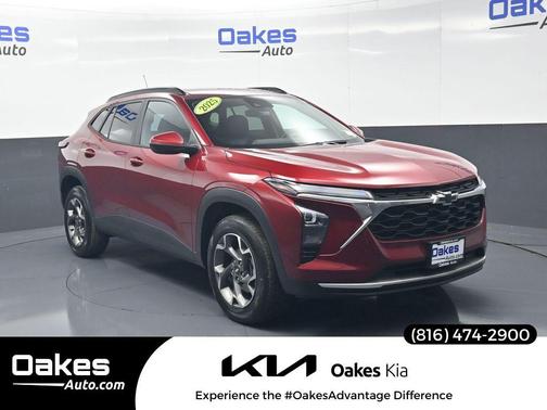 Crimson Metallic 2025 Chevrolet Trax LT