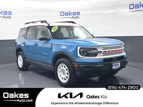 PEAK BLUE METALLIC 2023 Ford Bronco Sport Heritage Limited