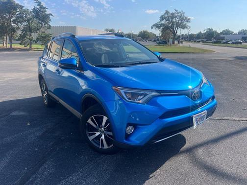 Electric Storm Blue 2018 Toyota RAV4 XLE