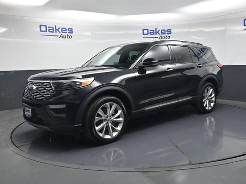 Agate Black Metallic 2023 Ford Explorer Platinum
