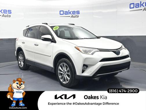 Blizzard Pearl 2016 Toyota RAV4 Hybrid Limited