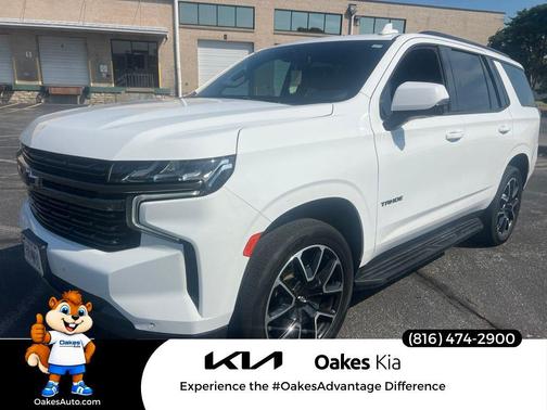 Summit White 2021 Chevrolet Tahoe 4WD RST