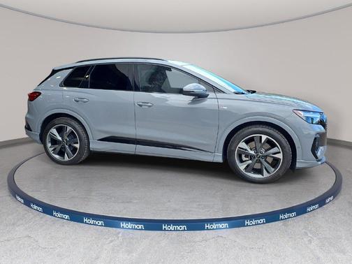 Pebble Gray 2024 Audi Q4 e-tron 55 quattro Premium