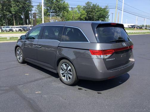Modern Steel Metallic 2015 Honda Odyssey Touring Elite